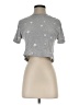 colsie Stars Silver Short Sleeve Turtleneck Size XS - photo 1