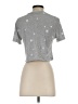 colsie Stars Silver Short Sleeve Turtleneck Size XS - photo 2