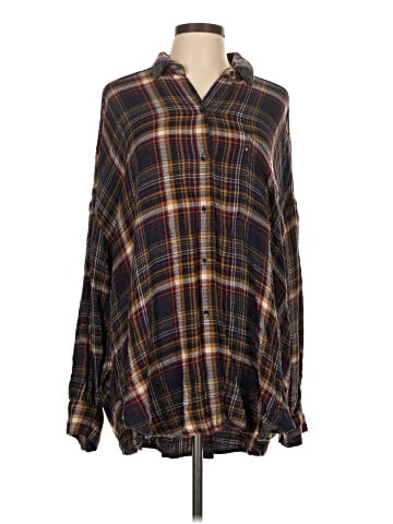 We the Free Long Sleeve Button-Down Shirt (view 1)
