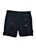 AQ Solid Blue Cargo Shorts Size 7 - photo 1