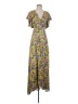 Hutch Floral Yellow Casual Dress Size XS - photo 1