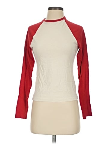 Madewell Baseball Long-Sleeve Tee in Vintage Jersey (view 1)