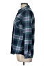 Natural Reflections 100% Cotton Plaid Blue Long Sleeve Button-Down Shirt Size L - photo 5