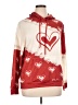 Unbranded 100% Polyester Hearts Red Pullover Hoodie Size XL - photo 1