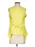 Joseph Ribkoff 100% Polyester Yellow Sleeveless Blouse Size 4 - photo 1
