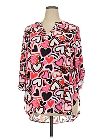 Cato 3/4 Sleeve Blouse (view 1)