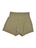 Athleta Solid Green Khaki Shorts Size 4 - photo 2