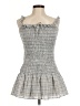 Stiletto's Tweed Checkered-gingham Plaid Blue Gray Casual Dress Size M (estimated) - photo 1