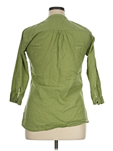 Utsa 3/4 Sleeve Button-Down Shirt (view 2)