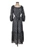 Max Studio Paisley Gray Casual Dress Size S - photo 1