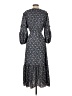 Max Studio Paisley Gray Casual Dress Size S - photo 2