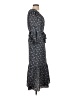 Max Studio Paisley Gray Casual Dress Size S - photo 4
