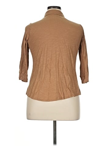 Cato 3/4 Sleeve Button-Down Shirt (view 2)