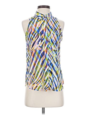 Trina Turk Sleeveless Silk Top (view 1)