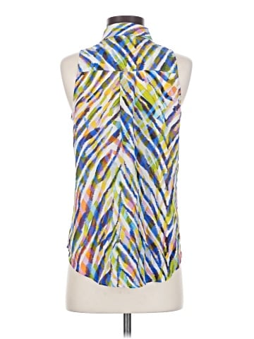 Trina Turk Sleeveless Silk Top (view 2)