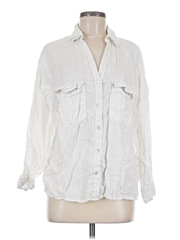 Zara Long Sleeve Button-Down Shirt (view 1)