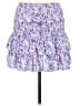 Maje 100% Polyloom Floral Purple Casual Skirt Size EU (FR) 38 / US 6 - photo 1