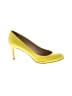 J.Crew 100% Leather Color Block Yellow Heels Size 11 - photo 1
