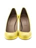 J.Crew 100% Leather Color Block Yellow Heels Size 11 - photo 2