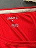 Craft 100% Polyester Red Active T-Shirt Size M - photo 7