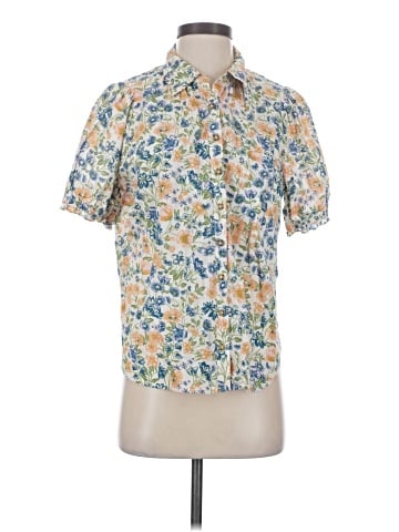 Pilcro Short Sleeve Button-Down Shirt (view 1)