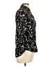 Big Dart 100% Viscose Black Long Sleeve Blouse Size 10 - photo 4