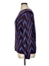Ann Taylor Chevron-herringbone Blue Pullover Sweater Size XL - photo 5
