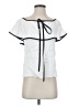 Alexis White Short Sleeve Blouse Size XS - photo 1