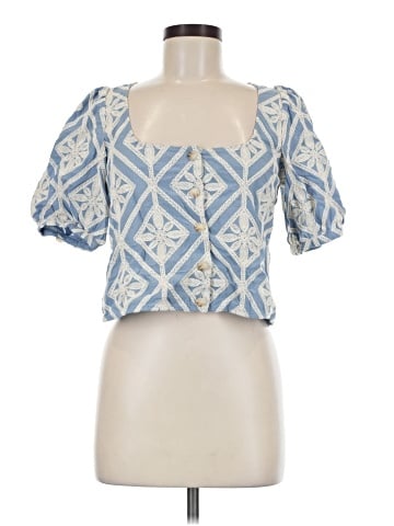 Sézane Short Sleeve Blouse (view 1)