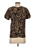 Joie 100% Viscose Brown Short Sleeve Top Size S - photo 2
