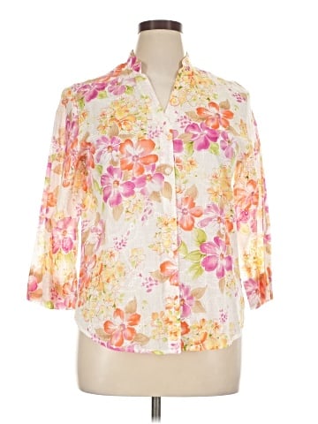 Alfred Dunner 3/4 Sleeve Blouse (view 1)