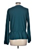 Les Serein Teal Long Sleeve Blouse Size L - photo 2