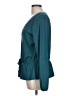 Les Serein Teal Long Sleeve Blouse Size L - photo 5