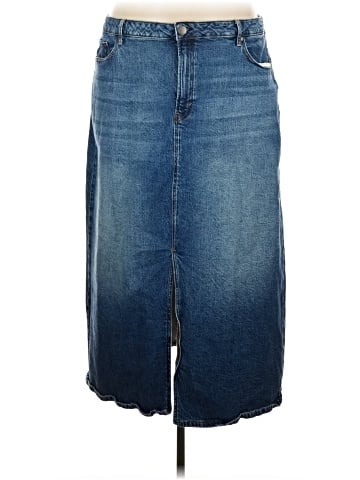a.n.a. A New Approach Denim Skirt (view 1)