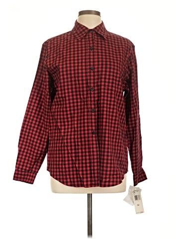 Evan Picone Long Sleeve Button-Down Shirt (view 1)