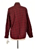 Evan Picone 100% Cotton Houndstooth Red Long Sleeve Button-Down Shirt Size 12 - photo 2