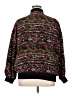 August Silk 100% Cashwool Print Black Fleece Size 1X - photo 2