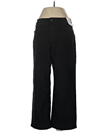 Madewell The Petite Perfect Vintage Wide-Leg Jean in Black Rinse Wash (view 1)