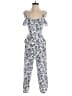 Ann Taylor LOFT 100% Viscose Paisley Blue Jumpsuit Size 0 Petite - photo 1