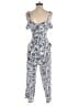 Ann Taylor LOFT 100% Viscose Paisley Blue Jumpsuit Size 0 Petite - photo 2
