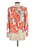 Boston Proper Orange Long Sleeve Blouse Size M - photo 2