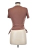 Zara Brown Short Sleeve Top Size M - photo 2