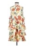 VOY 100% Polyester Floral Yellow Casual Dress Size S - photo 1