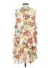 VOY 100% Polyester Floral Yellow Casual Dress Size S - photo 2