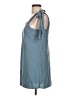 Things Between Solid Blue Casual Dress Size L - photo 5