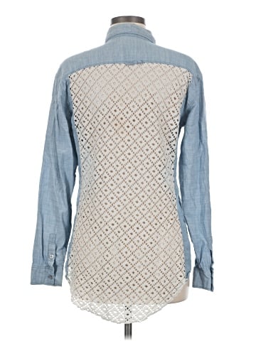 Free People Long Sleeve Button-Down Shirt (view 2)
