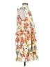 VOY 100% Polyester Floral Yellow Casual Dress Size S - photo 4