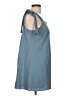 Things Between Solid Blue Casual Dress Size L - photo 4