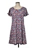 Perceptions Print Blue Casual Dress Size M - photo 1