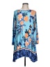 Ruby Rd. Blue Casual Dress Size L - photo 1